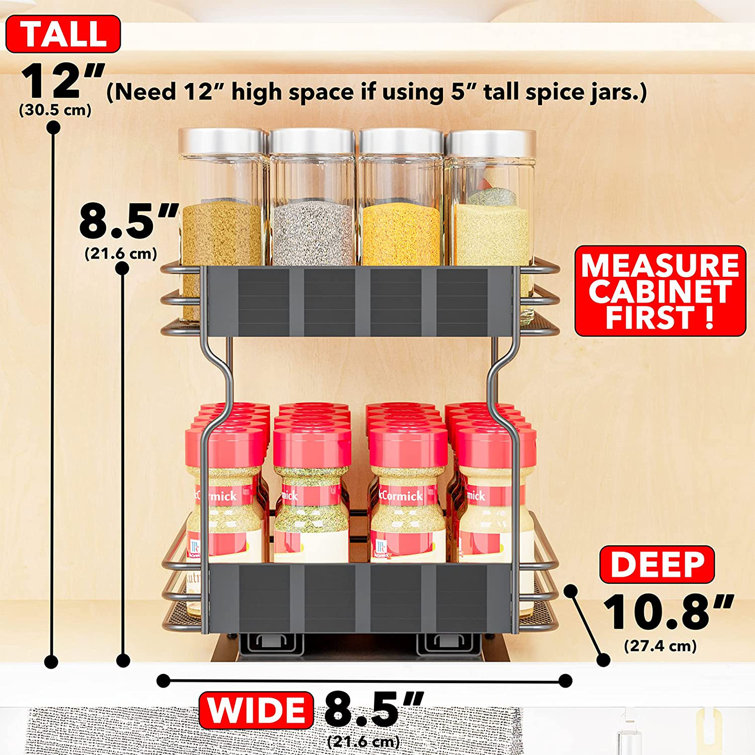 Tall spice online rack